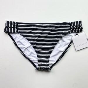 ❌SOLD❌NEW La Blanca Women’s Shirred side Bikini Bottom -Size 14